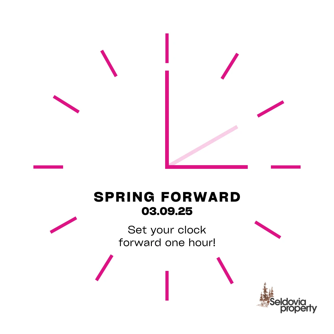 Don't forget to set your clocks one hour ahead tonight for Daylight Savings Time. 