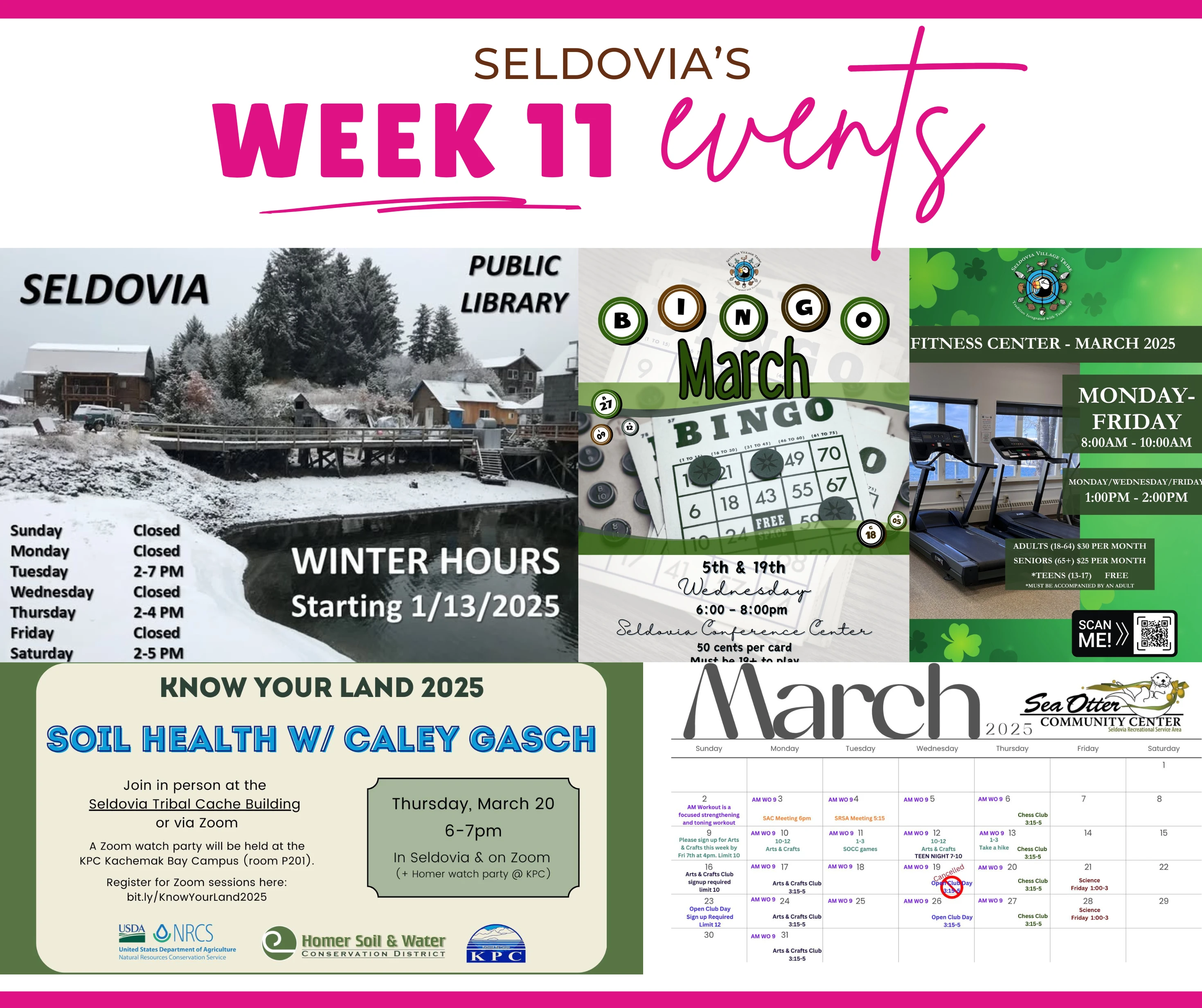 Hello, Seldovia! Welcome to Week 11 of 2025!