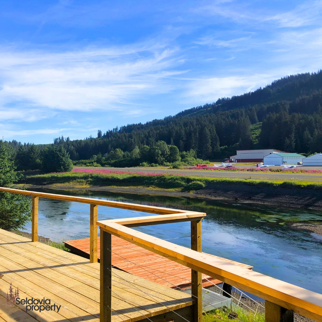 Slough Frame Check out this Rare Slough-Side A-Frame Home for Sale in Seldovia – 2 ...