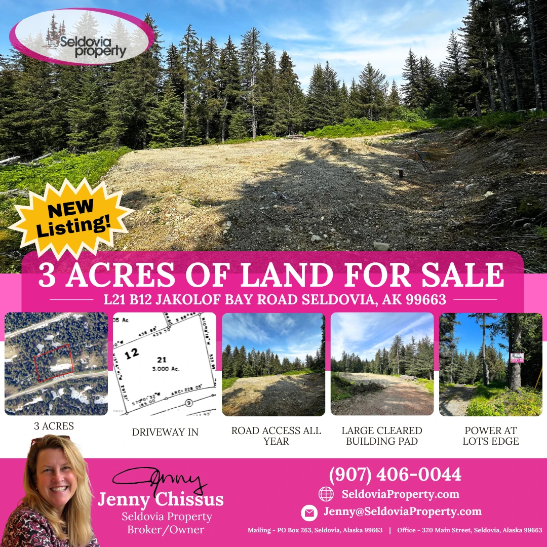 3 Acres of land for sale!