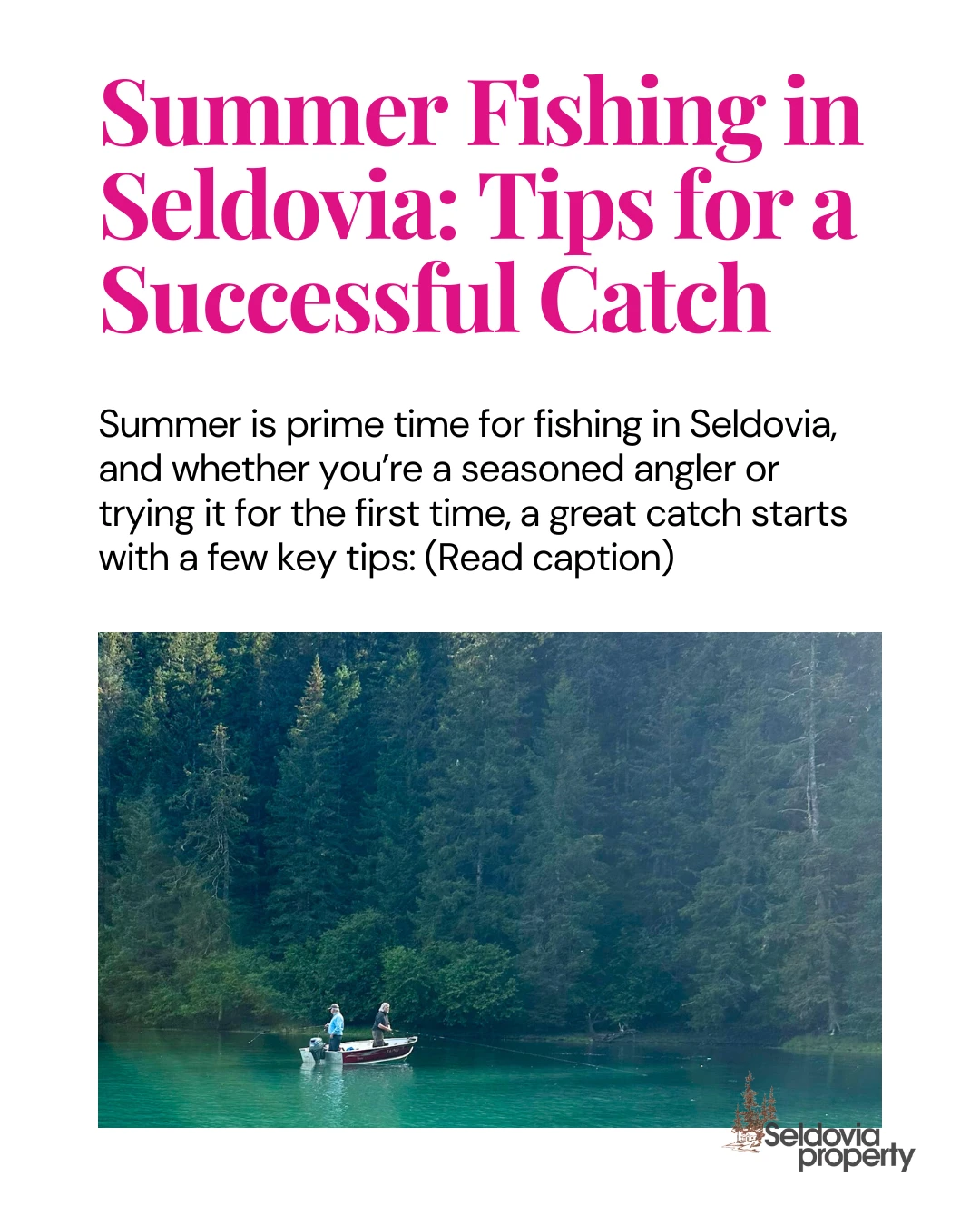 Summer in Seldovia means long days, calm waters, and plenty of opportunities to reel in your dream catch!