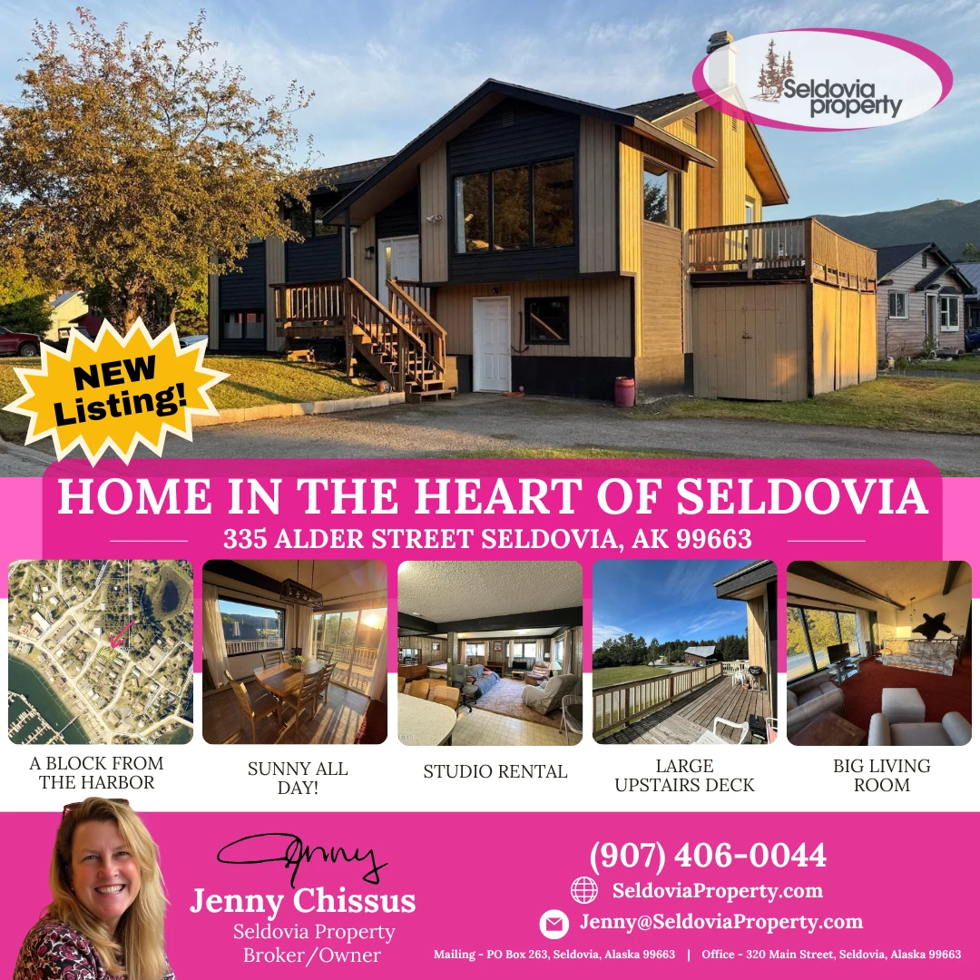 Great location for this well-loved home in the heart of Seldovia.