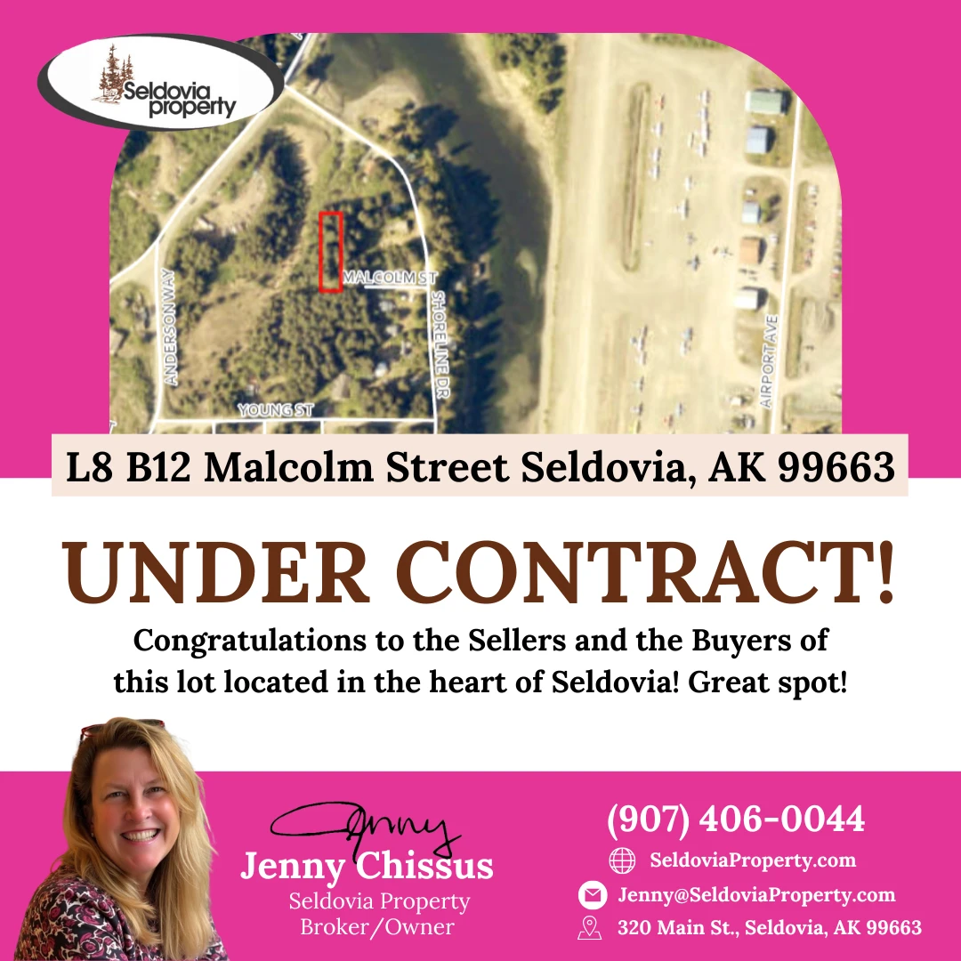 A big congratulations to both the Sellers and the Buyers of this beautiful lot located right in the heart of Seldovia!  
