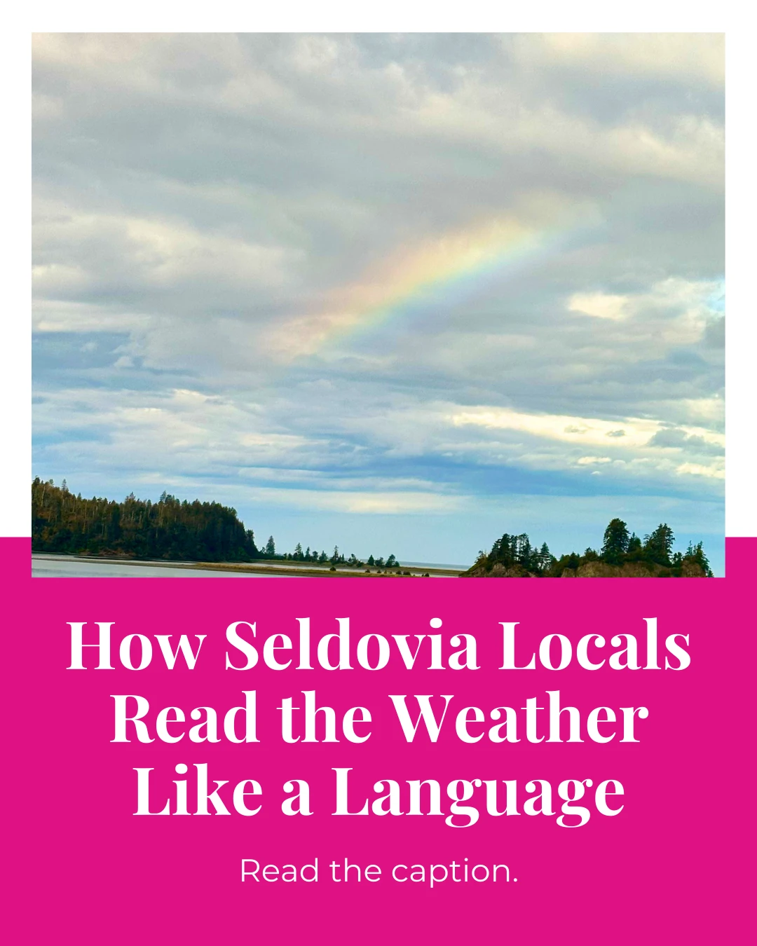In Seldovia, the sky isn’t just something to glance at it’s a daily guide.