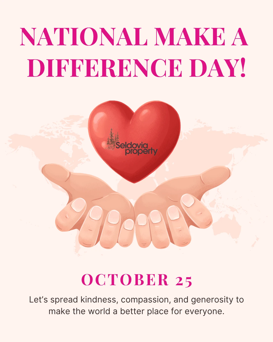 Embrace the spirit of generosity on this National Make A Difference Day! 