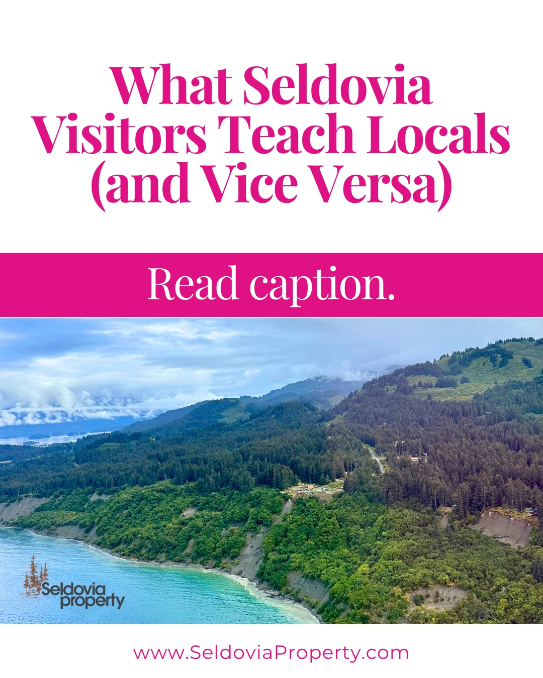 A few summers ago, a couple from the Lower 48 stepped off the ferry wide-eyed and quiet, just soaking in the stillness of Seldovia.