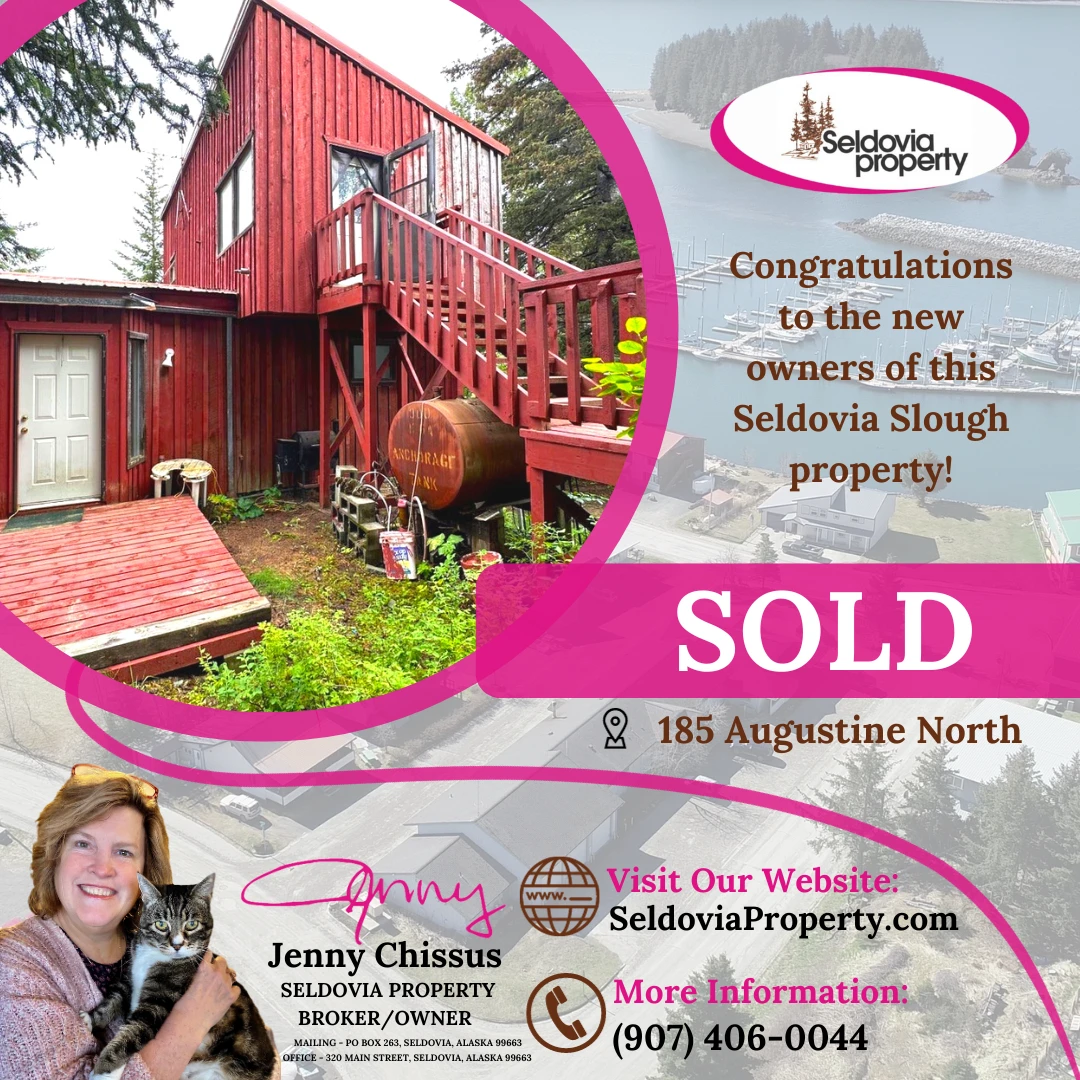 Congratulations to the new owners of this beautifully situated Seldovia property!