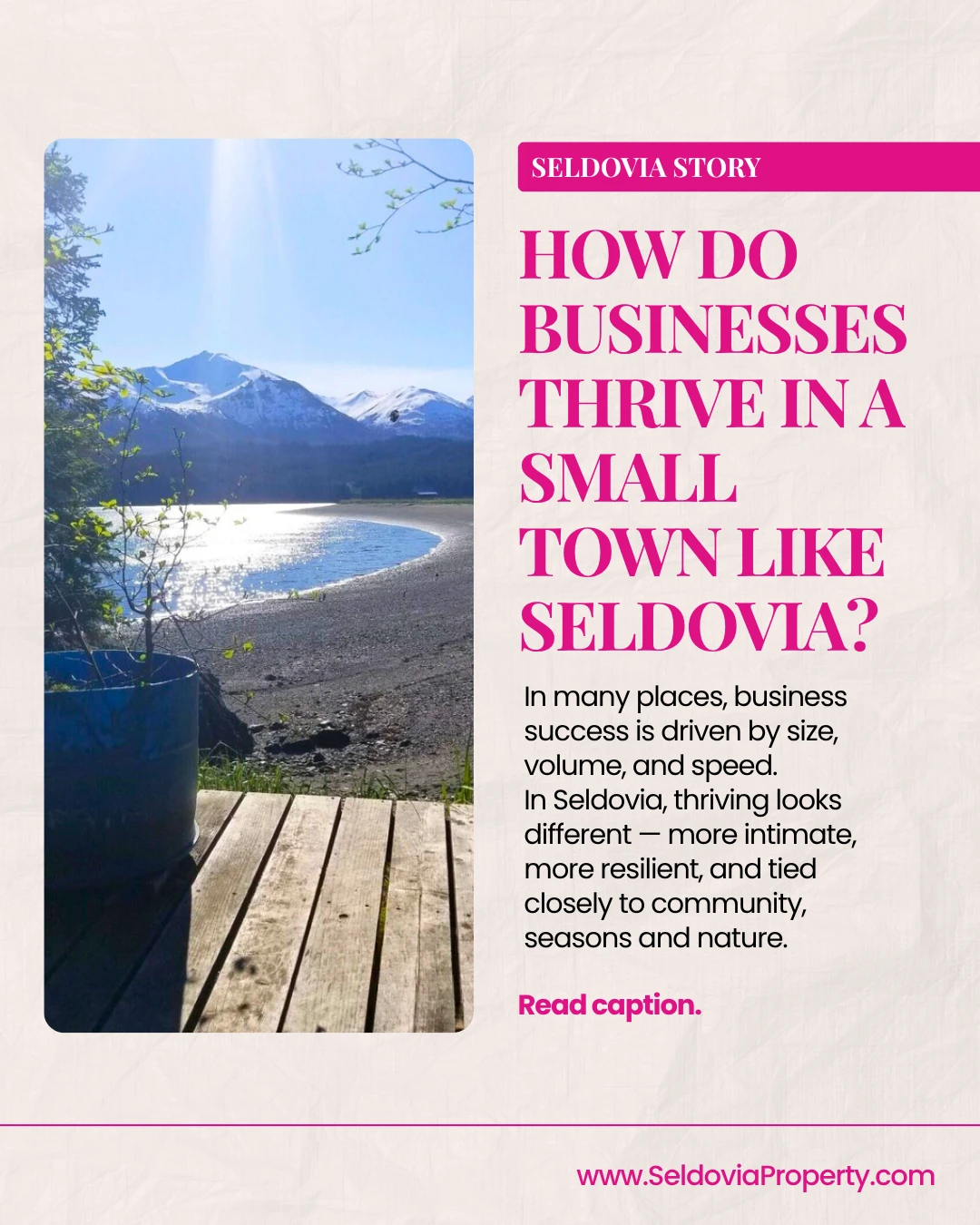 What helps businesses here work and grow!