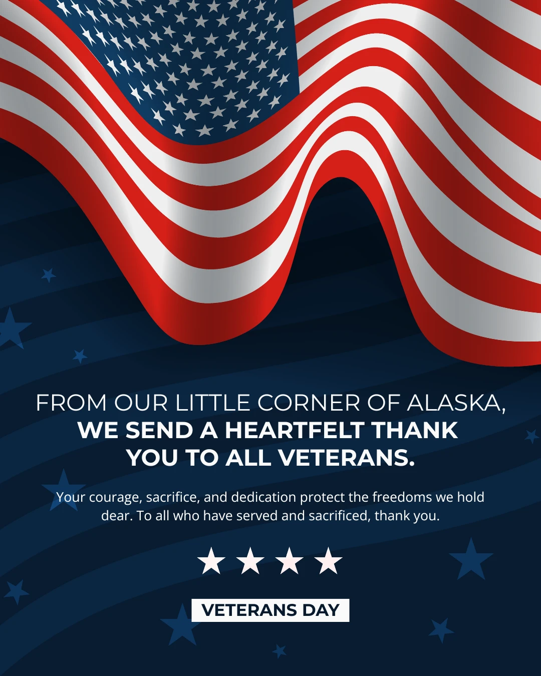 Today, we pause to honor the men and women who have bravely served our country, our veterans. 