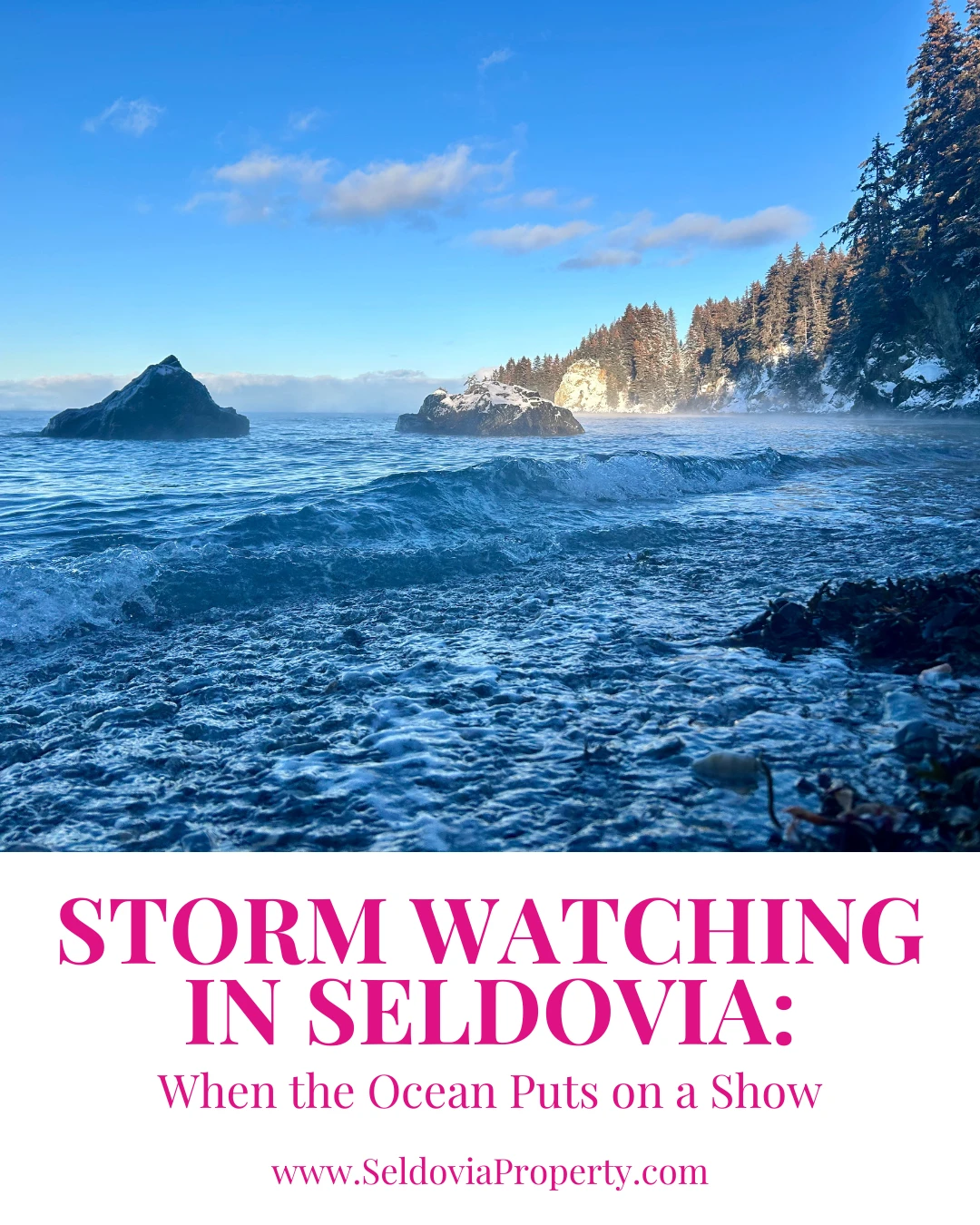 When fall deepens and winter winds start to roll in, Seldovia reveals a side few travelers get to see, the raw breathtaking power of the sea.