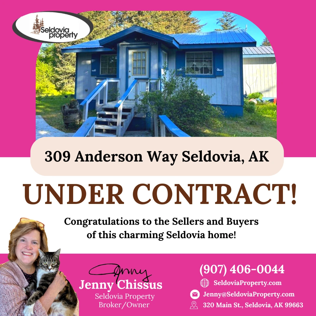 This charming Seldovia home is officially under contract! ๐