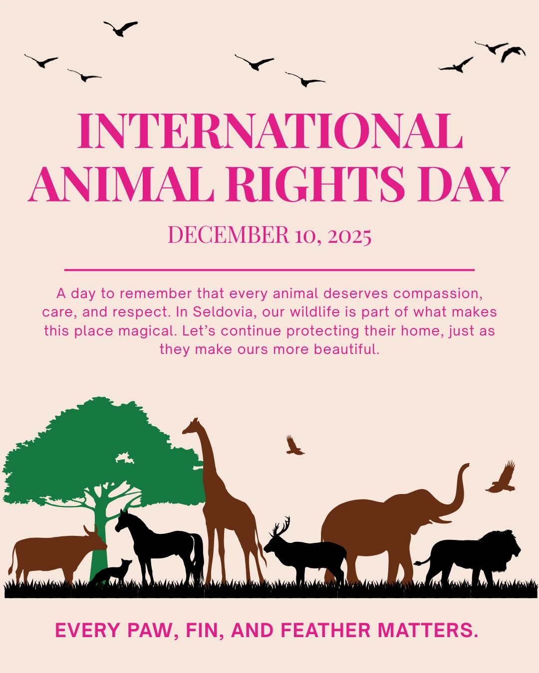 Today is International Animal Rights Day!