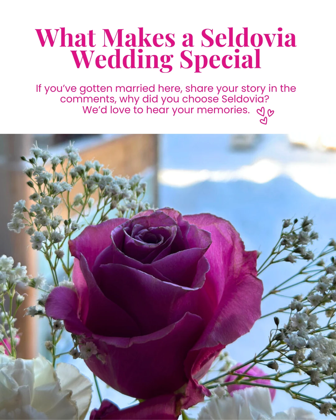 A wedding in Seldovia is something special, it's not just a ceremony;