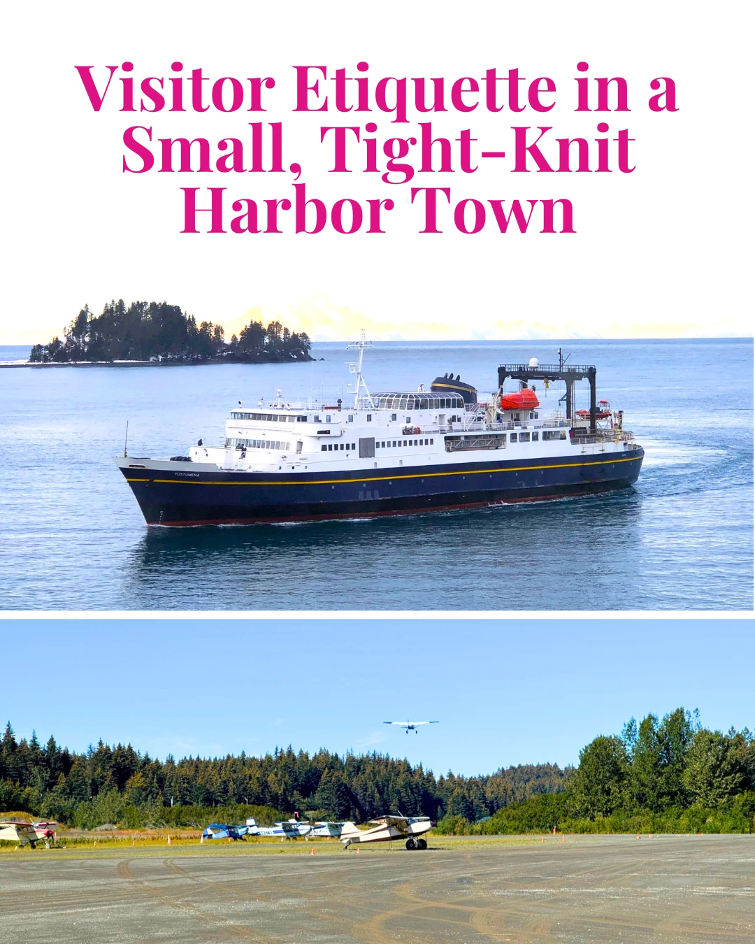 Visiting a place like Seldovia is a privilege and with it comes an unspoken understanding of respect for both the people and the place. 