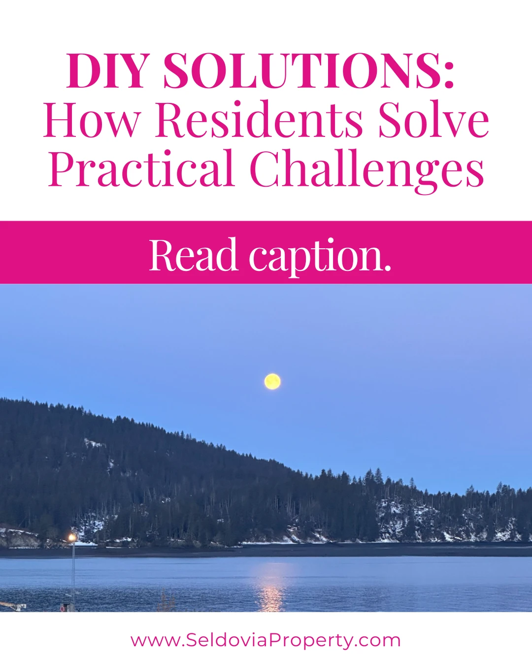 Life in Seldovia comes with unique challenges.