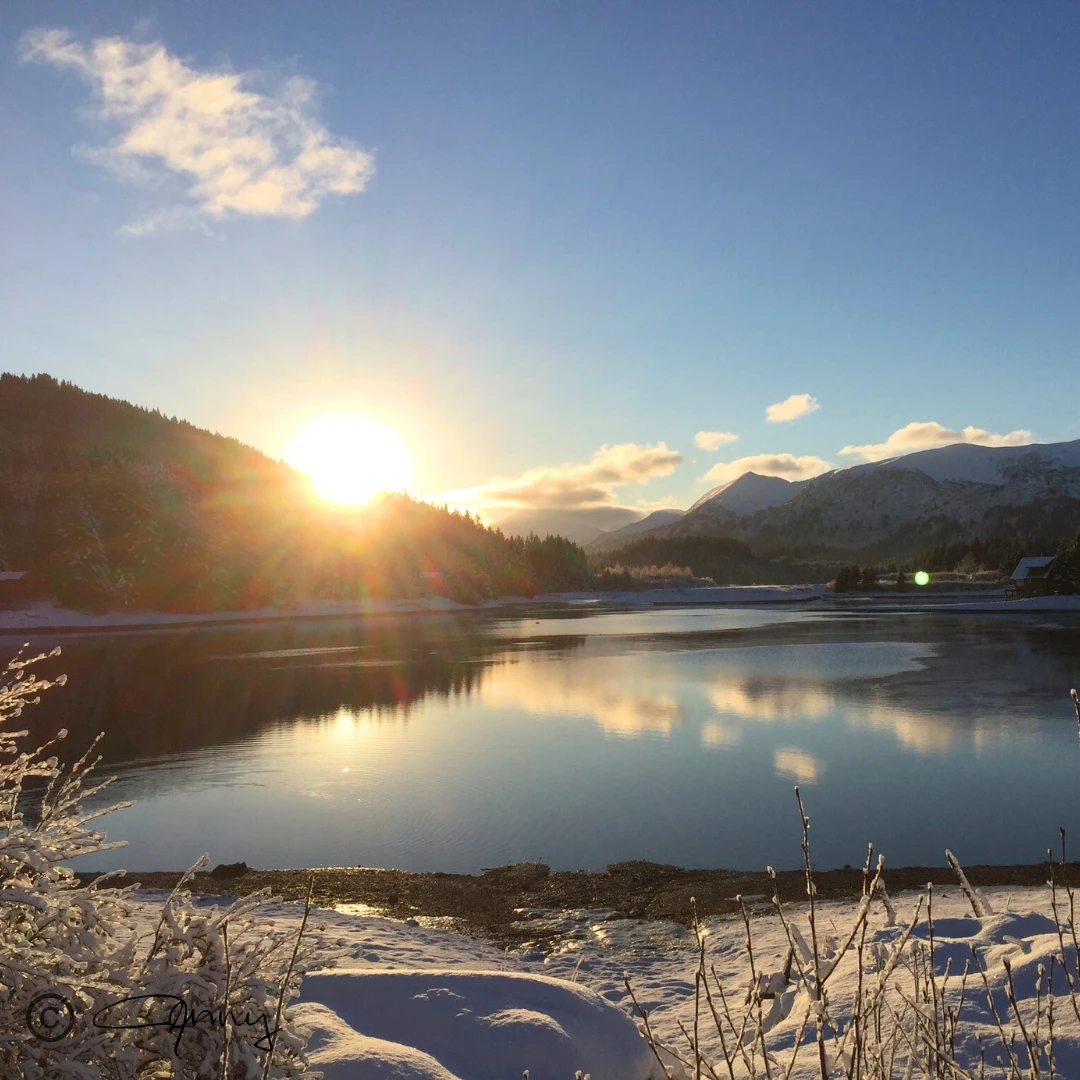 Just another beautiful sunset over the Seldovia lagoon
