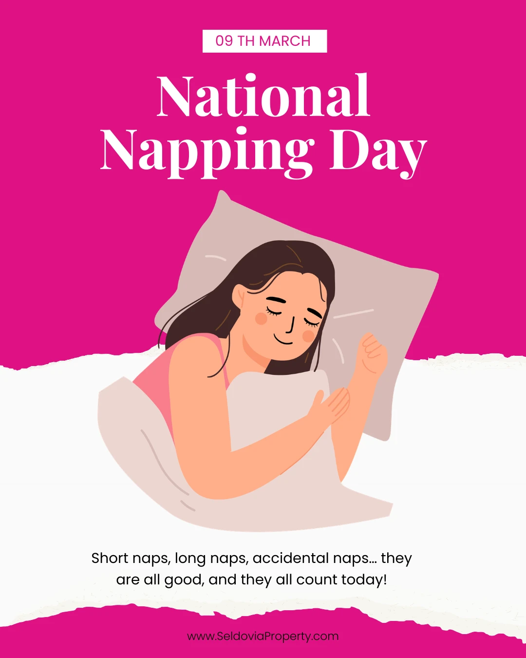 National Napping Day is a reminder that slowing down is just as important as showing up. 