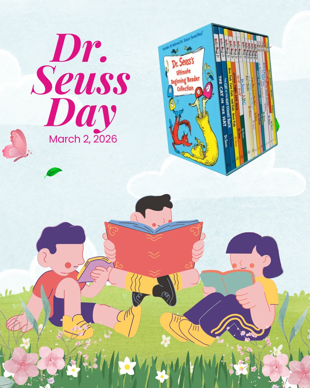 Dr. Seuss, born Theodor Seuss Geisel, was an American author and illustrator 