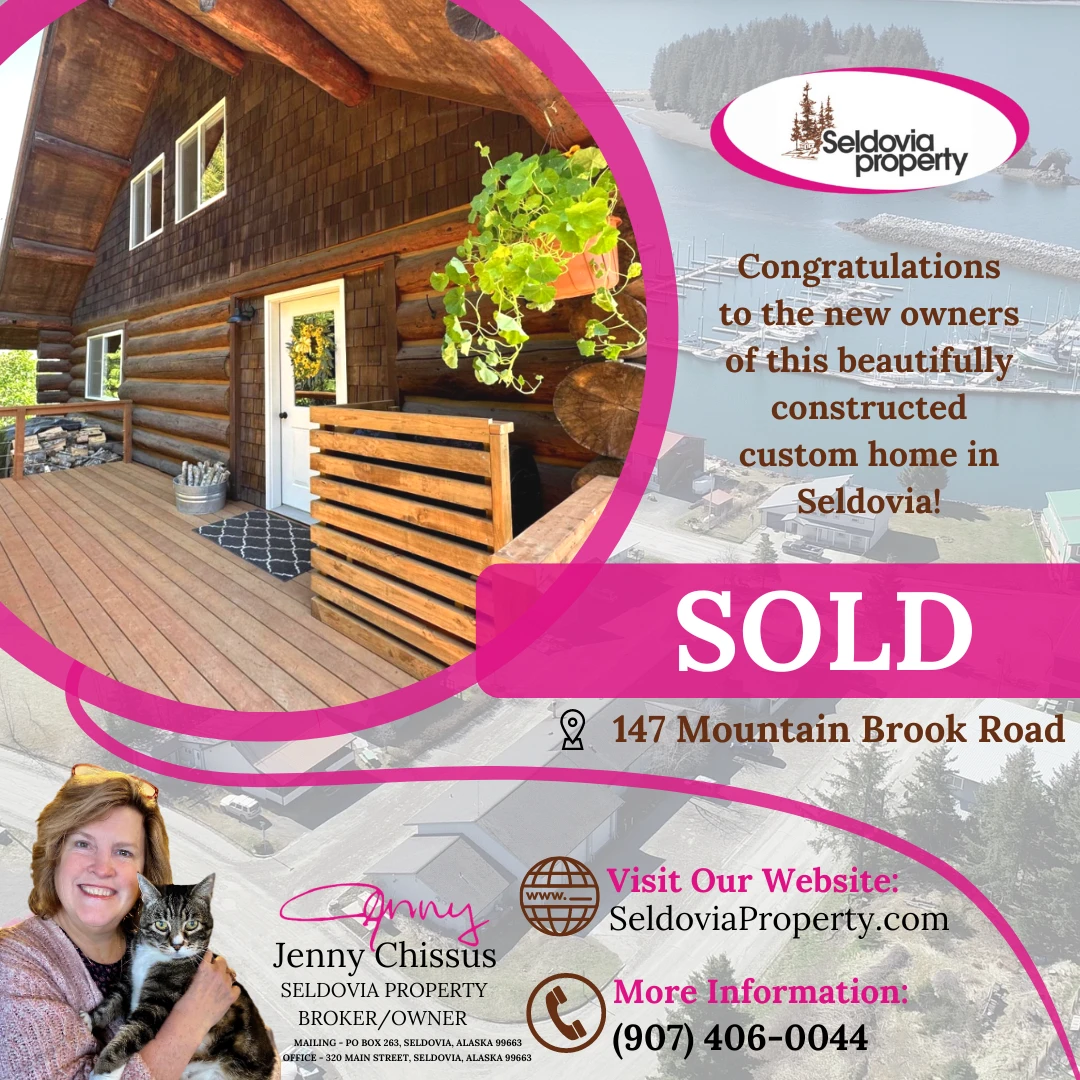 This beautifully constructed custom cottage in Seldovia has new owners!