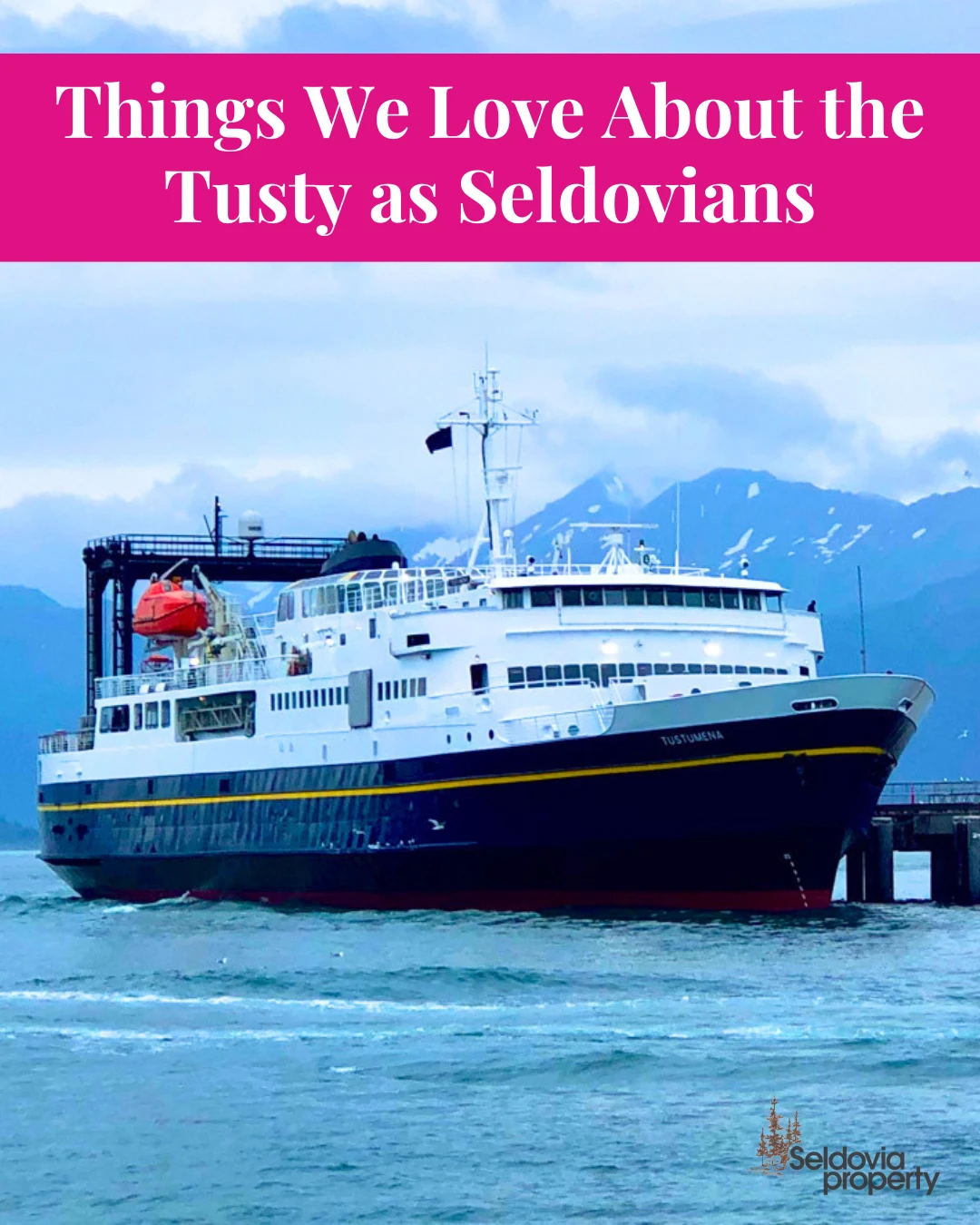 For many of us, the Tusty has always been part of life here. It brings groceries, supplies, visitors, and loved ones returning home. 