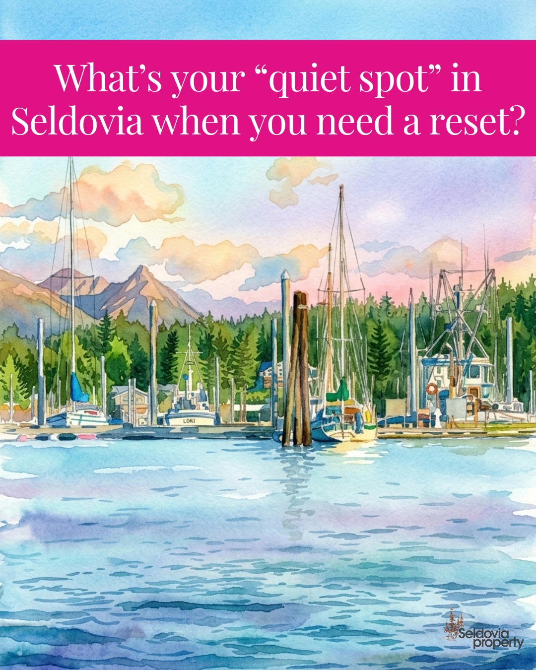 When you just need to give your mind a break, your ears a rest, your thoughts a bit of reprieve... where do you go? 