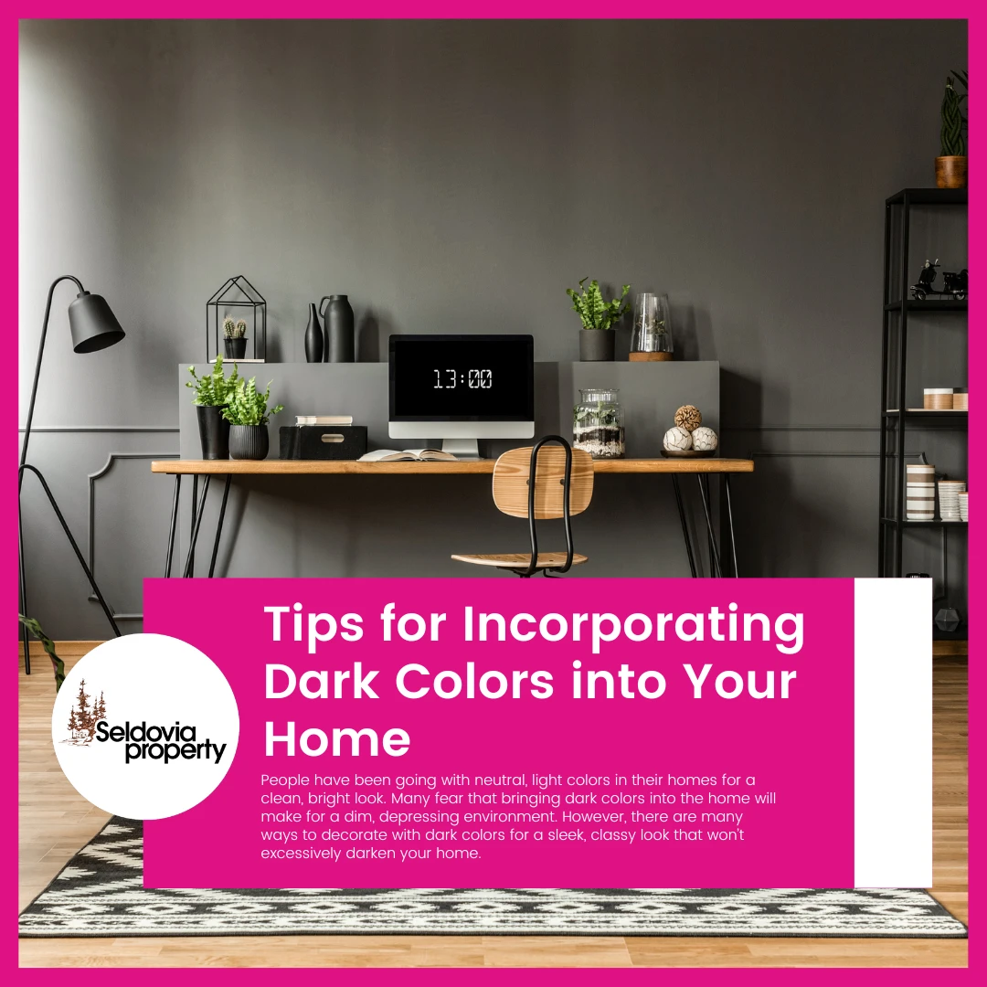Tips for Incorporating Dark Colors into Your Home