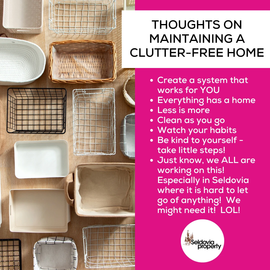 Thoughts on Maintaining a Clutter-Free Home