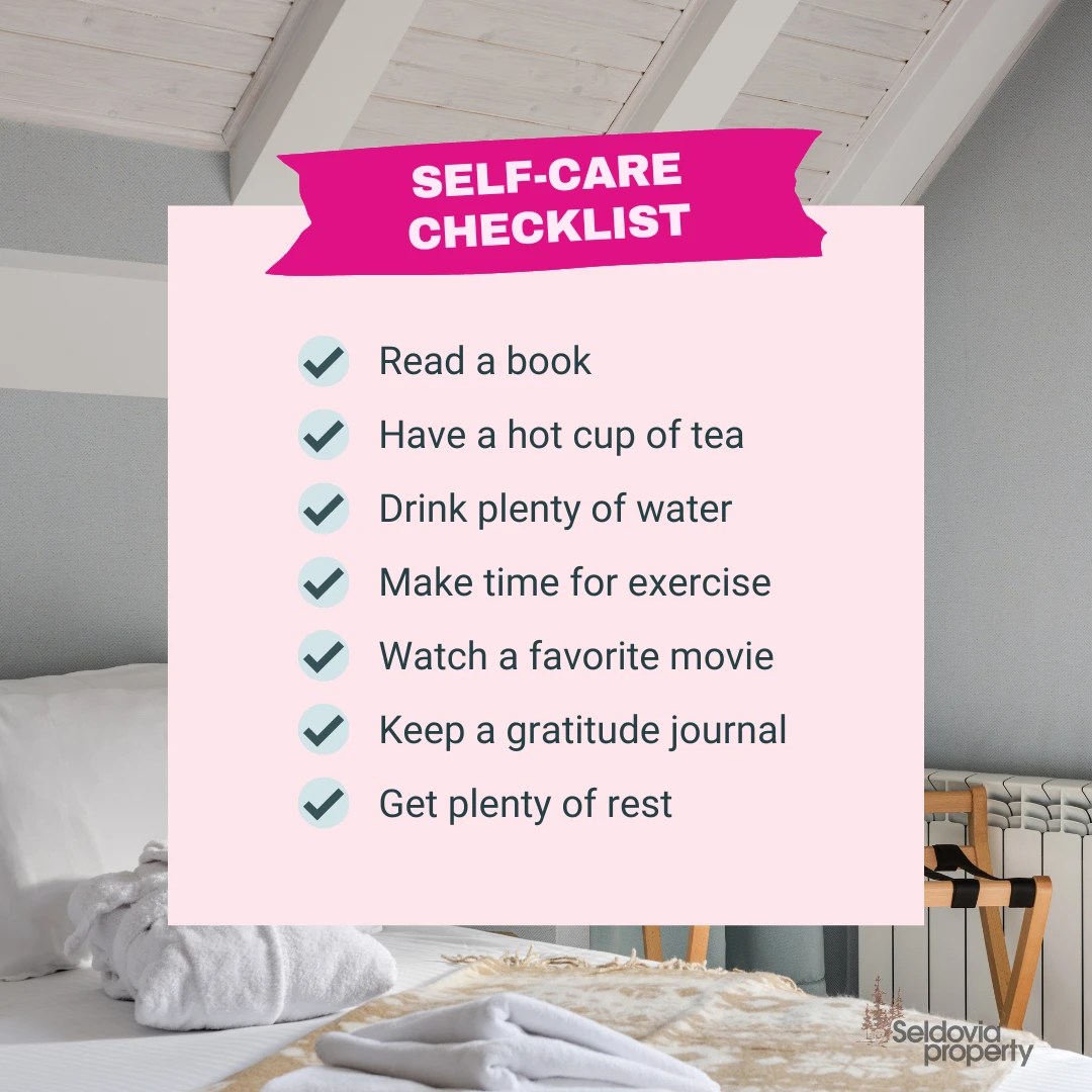 Taking care of yourself is essential! Here's a self-care checklist to help you prioritize your well-being. 💖✨