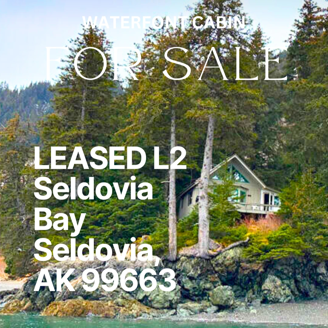 Here's a glimpse of this stunning waterfront cabin in Seldovia