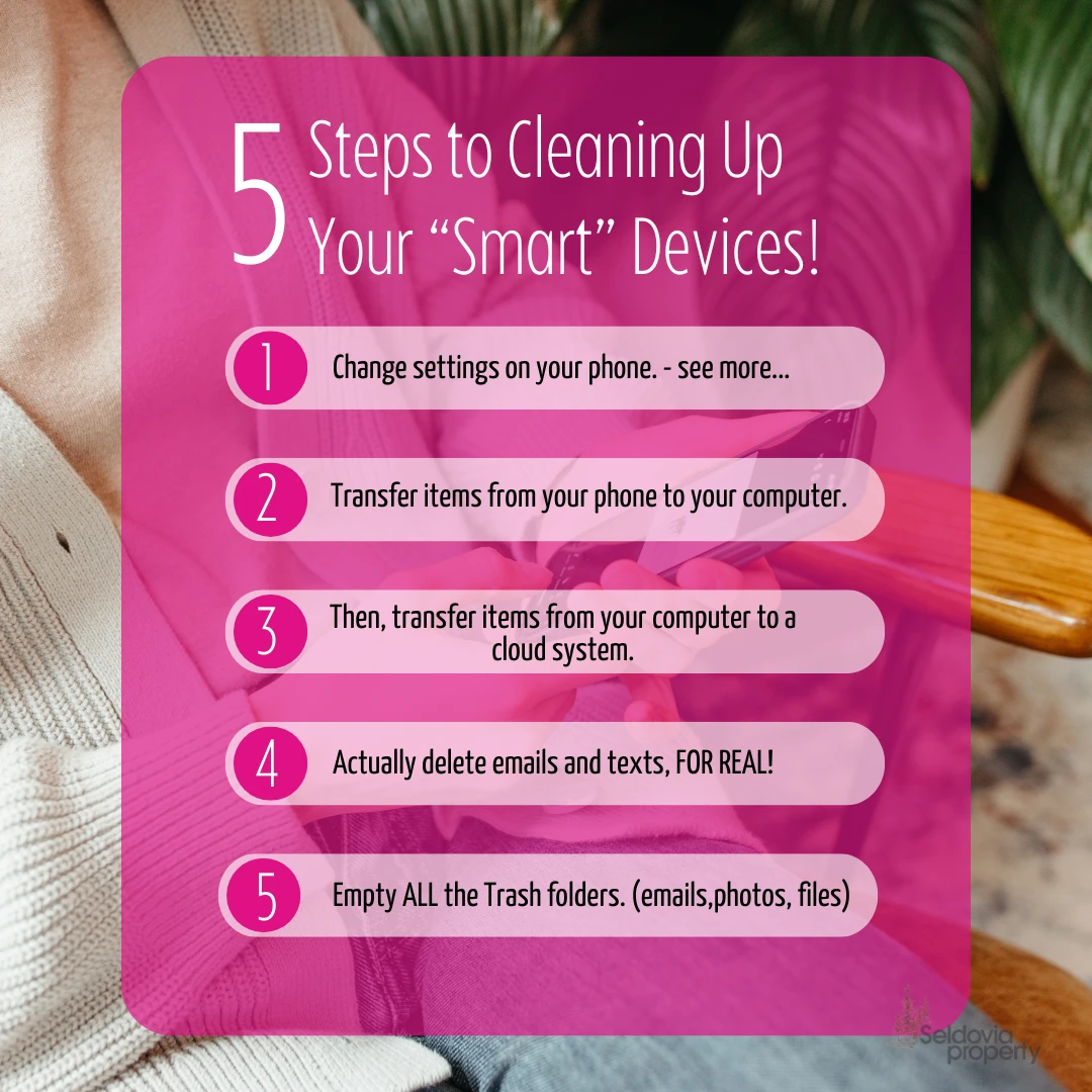 5 Steps to Cleaning Up Your “Smart” Devices!