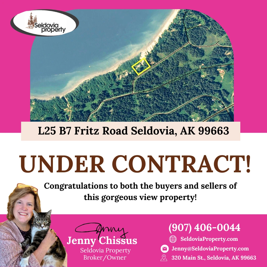 Wahoo! Starting the week off right with this beautiful Seldovia property now under contract. Happy Monday! 