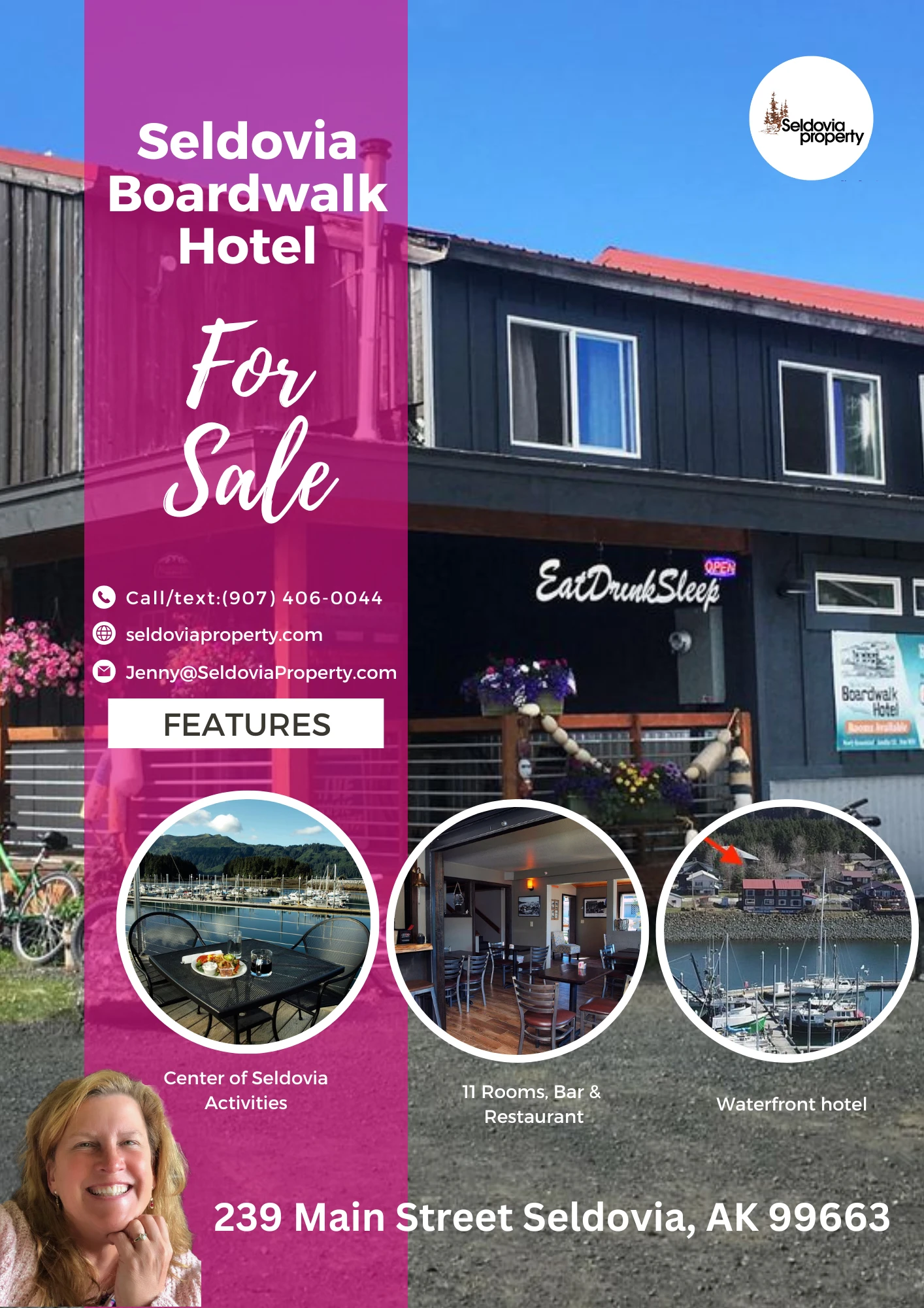 The only hotel in Seldovia - come to work and play in Seldovia!