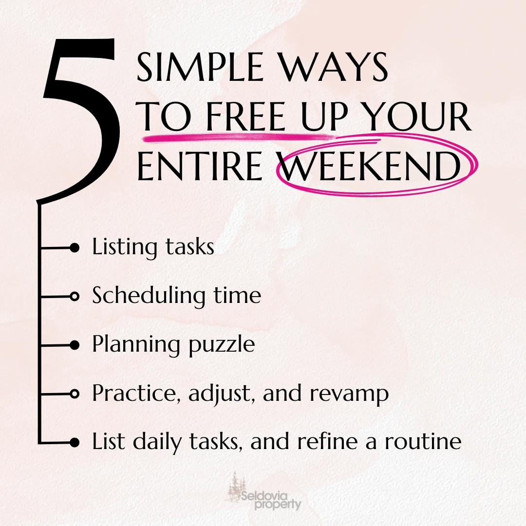 5 Simple Ways to Free up your Entire Weekend