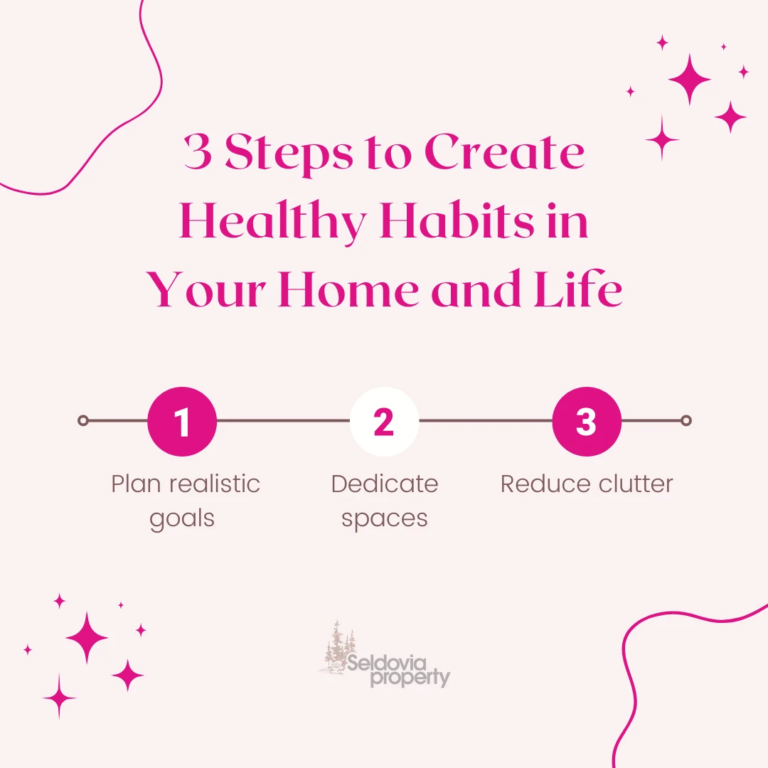 3 Steps to Create Healthy Habits in Your Home and Life