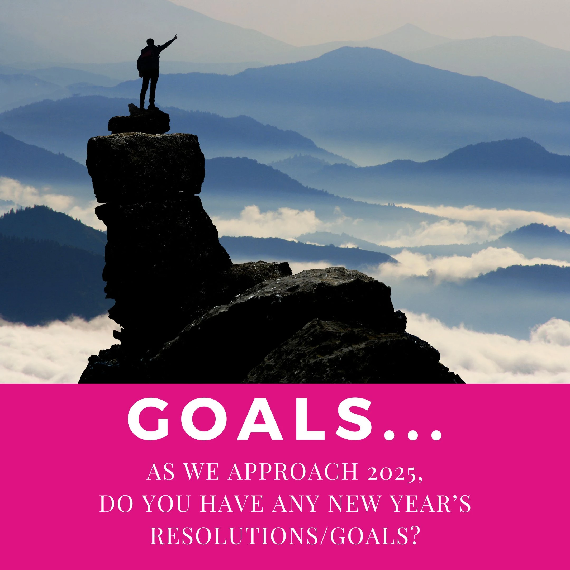 Are you setting goals for 2025?