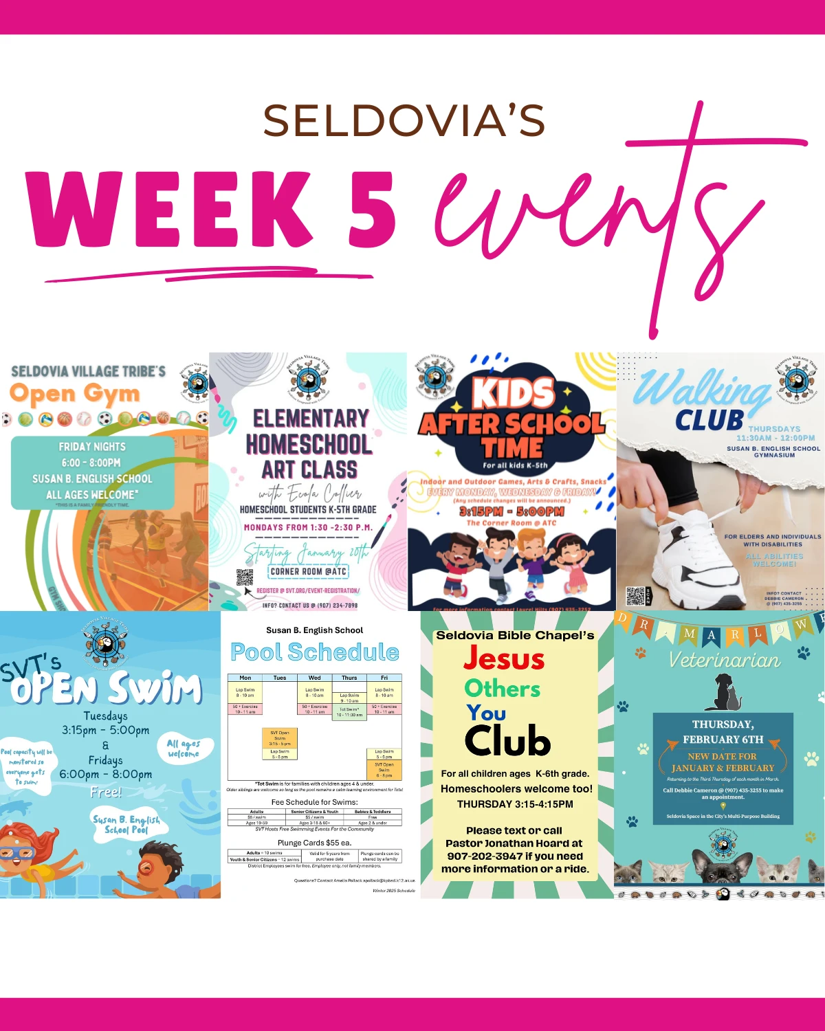 Hello Seldovia, and welcome to Week 5 of 2025!